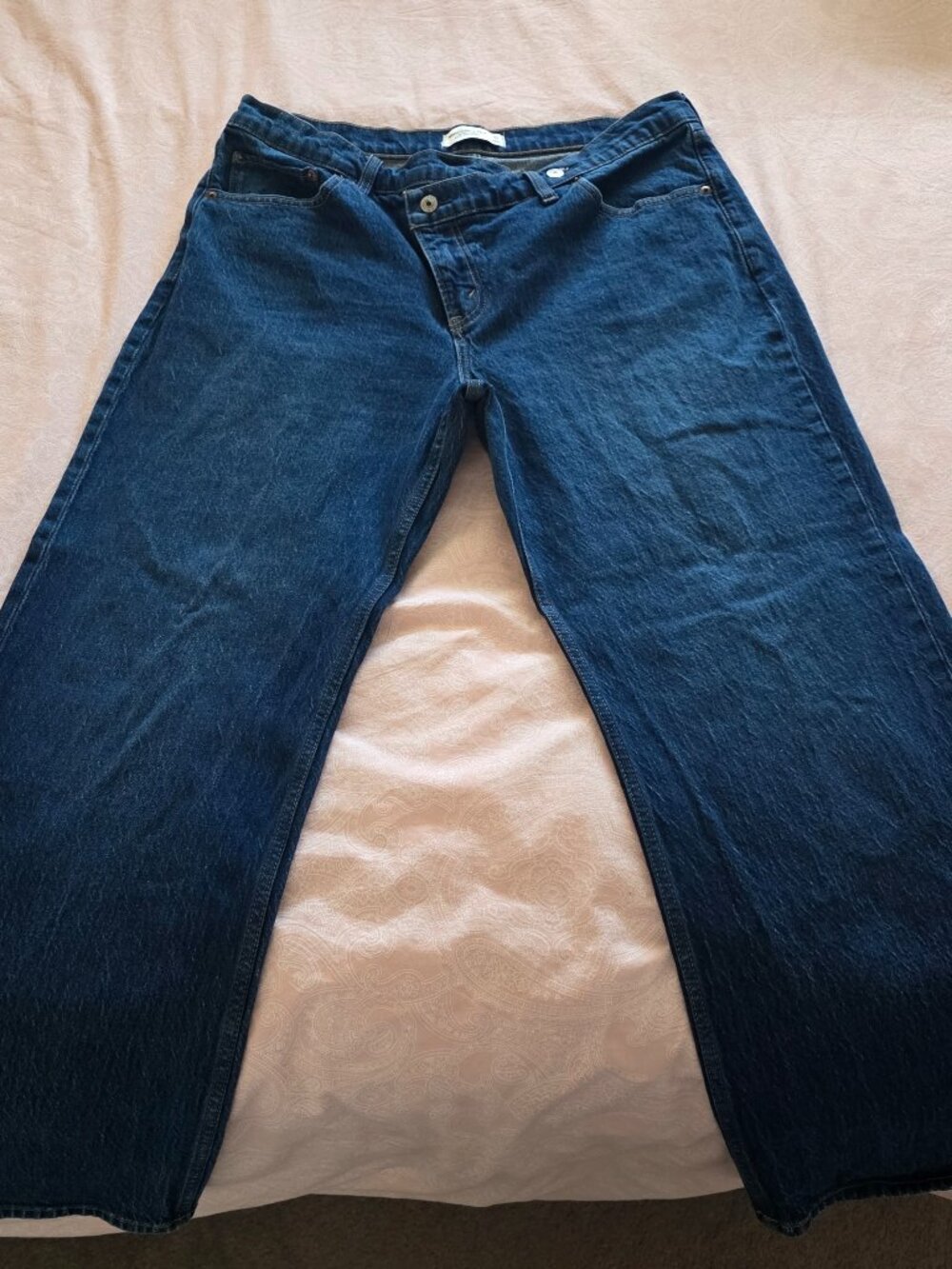 Abercrombie wide leg jeans